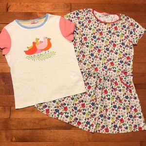 7-8 Cath Kids tee and dress bundle